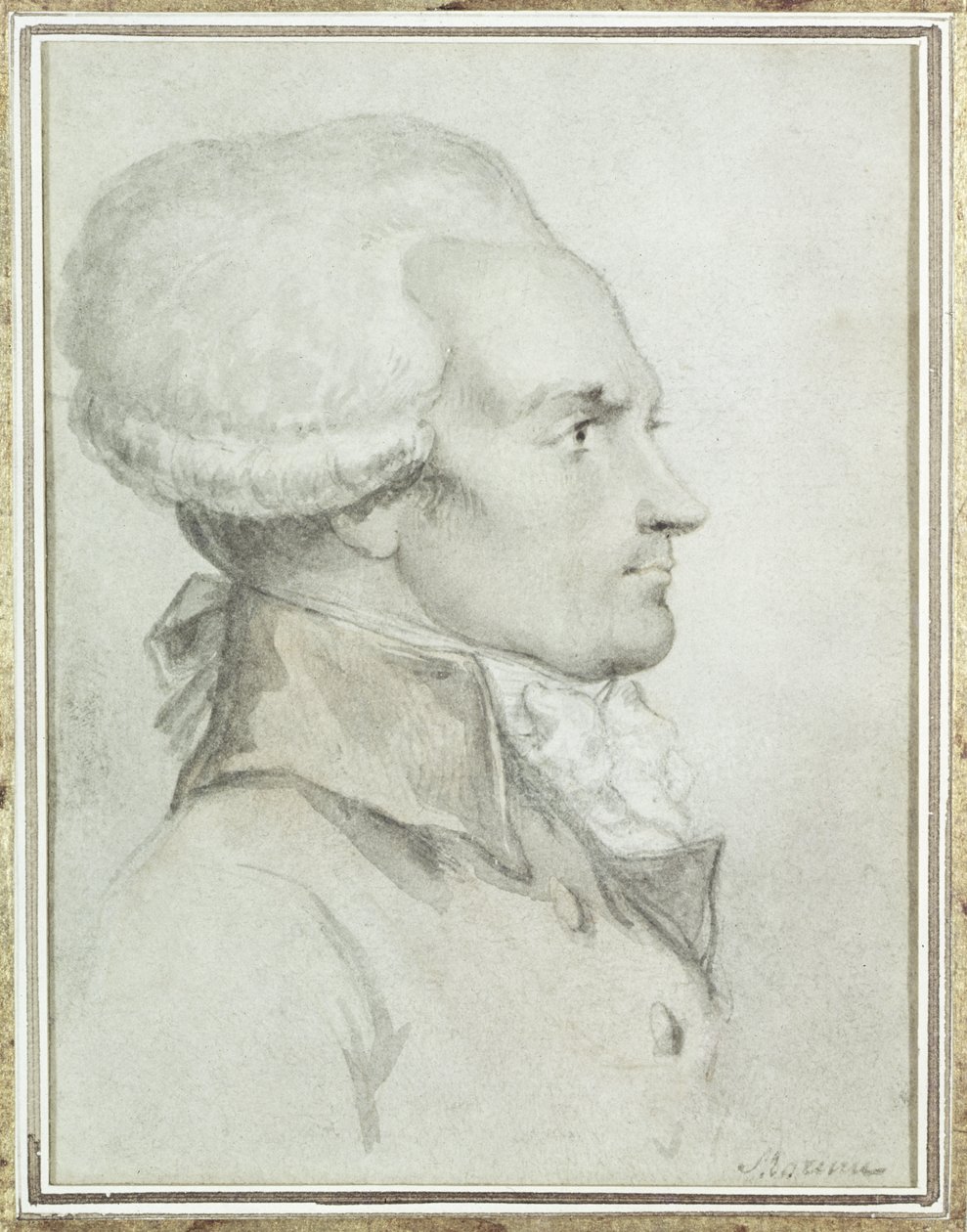 Maximilien de Robespierren (1758-94) muotokuva tekijältä Jean Michel the Younger Moreau