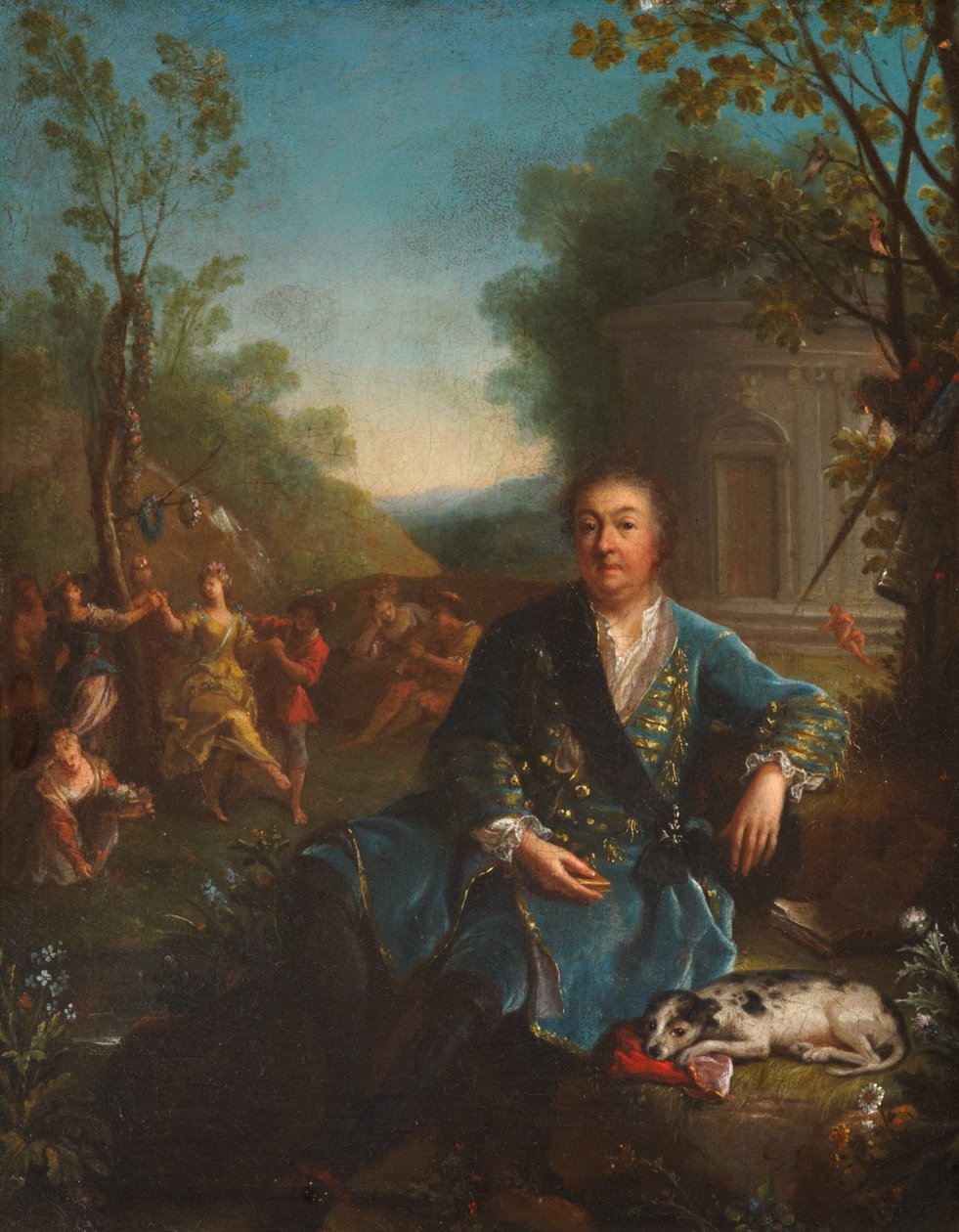 Muotokuvatutkimus Philippe de Vendomesta, Ranskan suurpriorista. tekijältä Jean Raoux