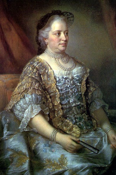 Muotokuva Maria Theresasta, Itävallan, Unkarin ja Böömin suvereenista, vuonna 1762 tekijältä Jean Étienne Liotard