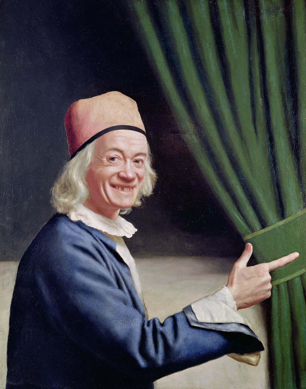 Hymyilevä omakuva, n. 1770-73 tekijältä Jean Étienne Liotard