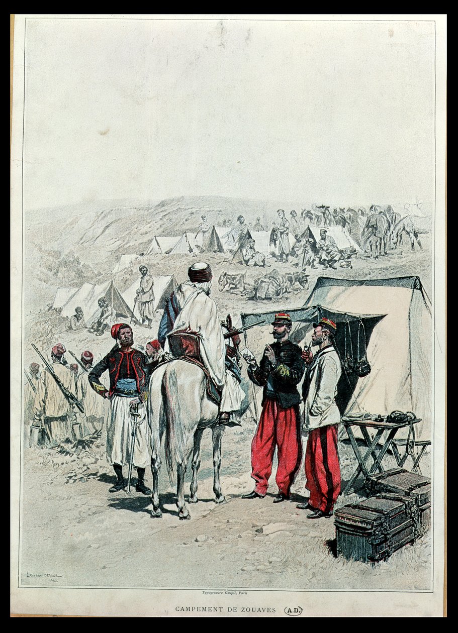Zouave-leiri, 1886 tekijältä Jean Baptiste Edouard Detaille