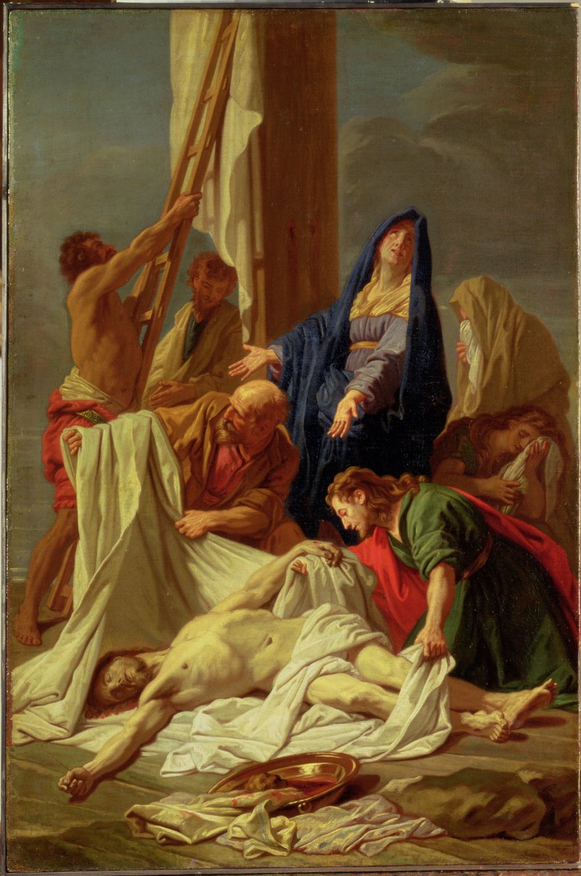 Laskeutuminen ristiltä, 1704-1010 tekijältä Jean Baptiste Jouvenet