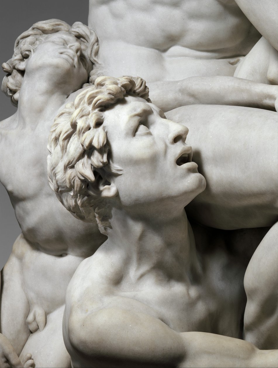 Yksityiskohta Ugolinosta ja hänen pojistaan tekijältä Jean Baptiste Carpeaux