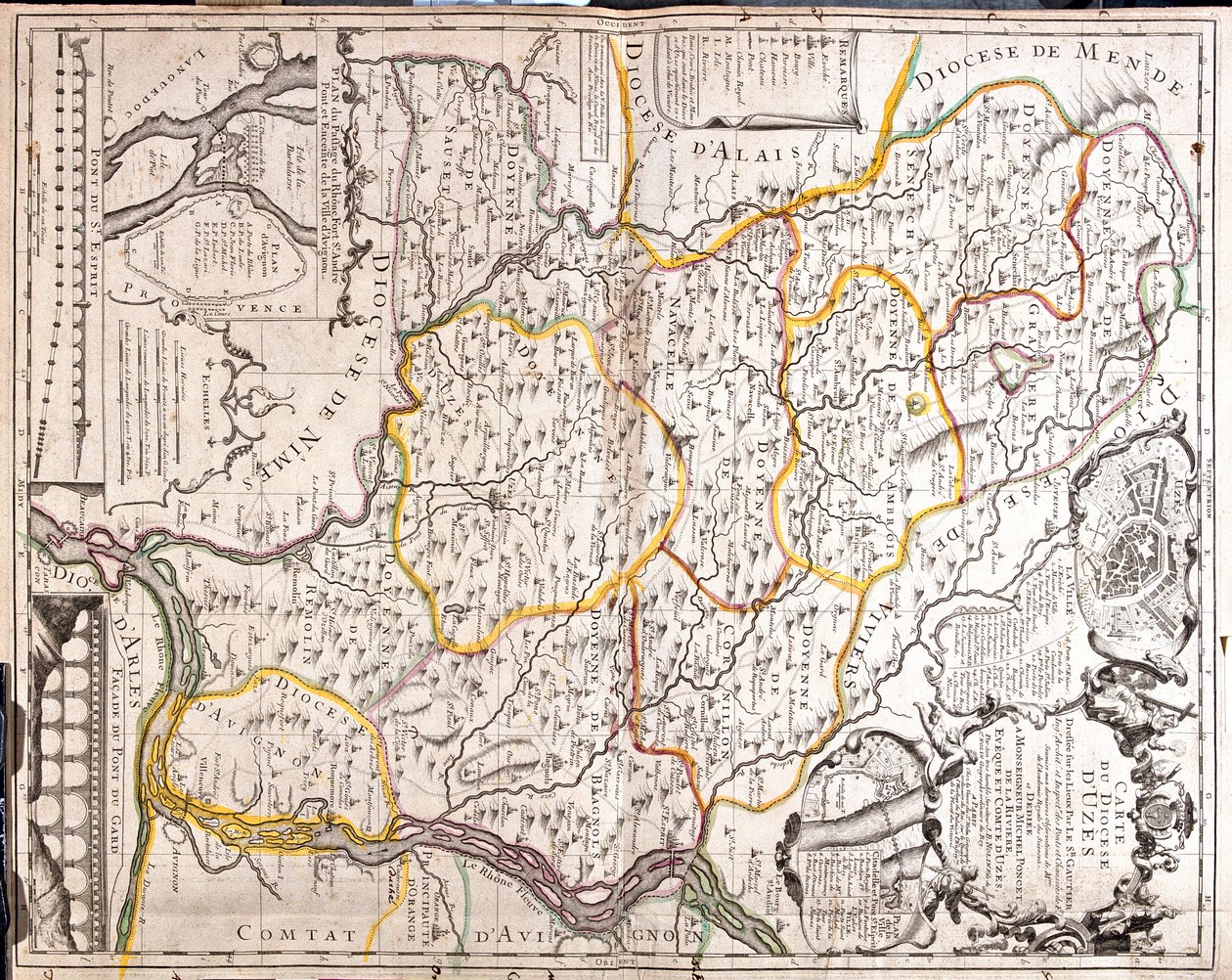 Languedoc-Roussillon, Ranska tekijältä Jean Baptiste Nolin
