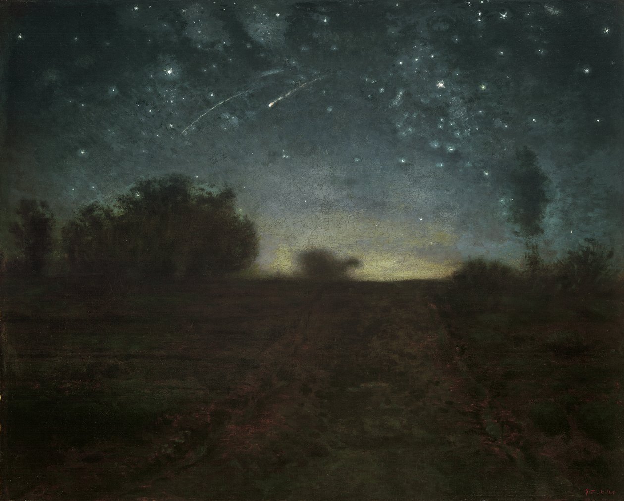 Starry Night, n. 1850-65 tekijältä Jean Francois Millet