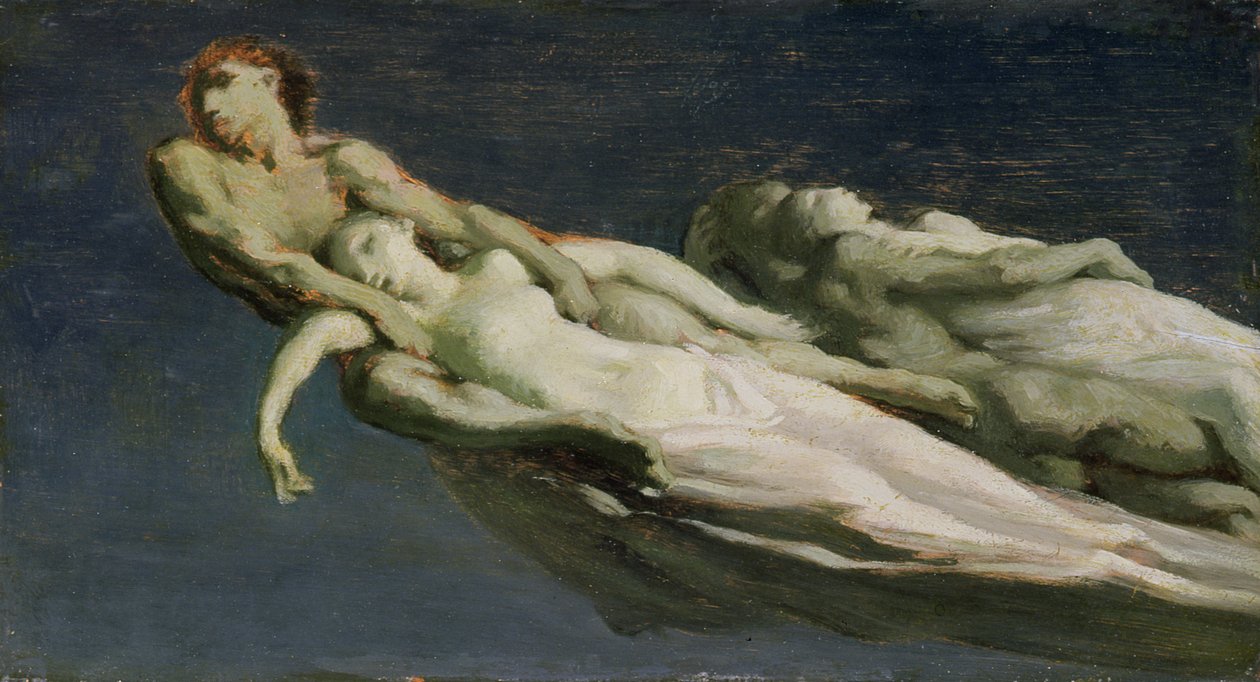 Tähdenlento (öljy laudalle) tekijältä Jean Francois Millet