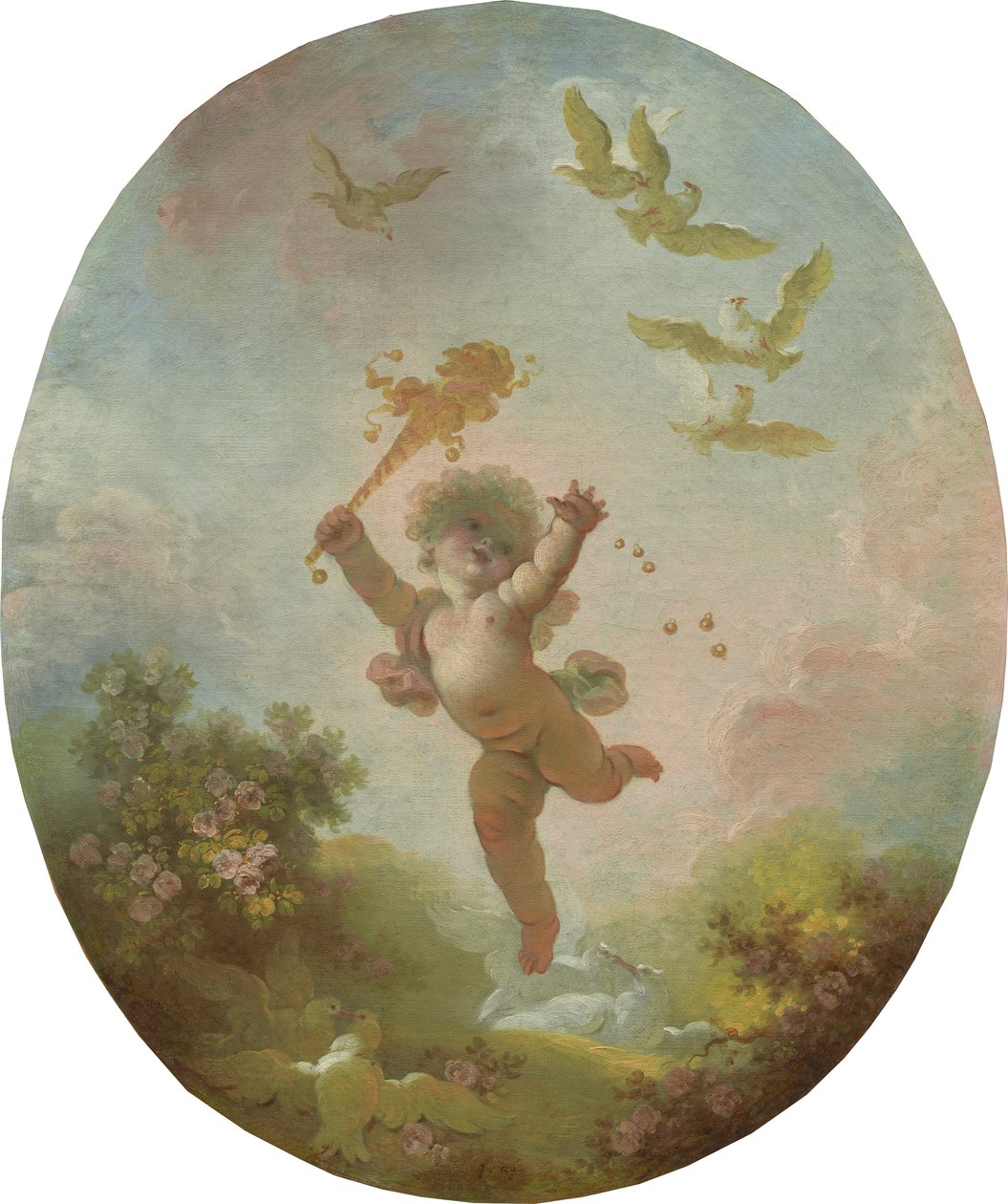 Love as Folly, n. 1773-76 tekijältä Jean Honore Fragonard