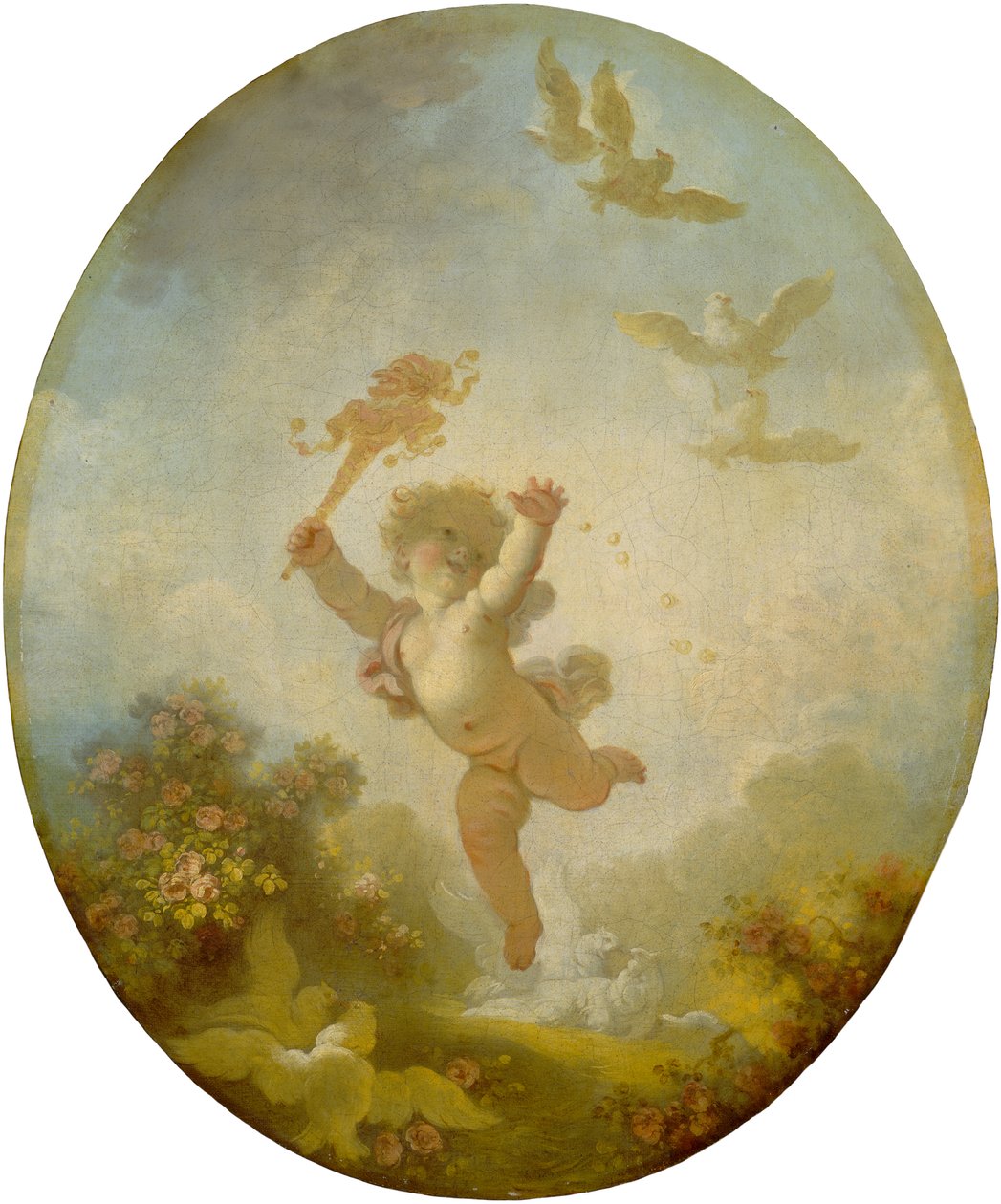 Rakkaus hulluutena, noin 1773-76 tekijältä Jean Honore Fragonard