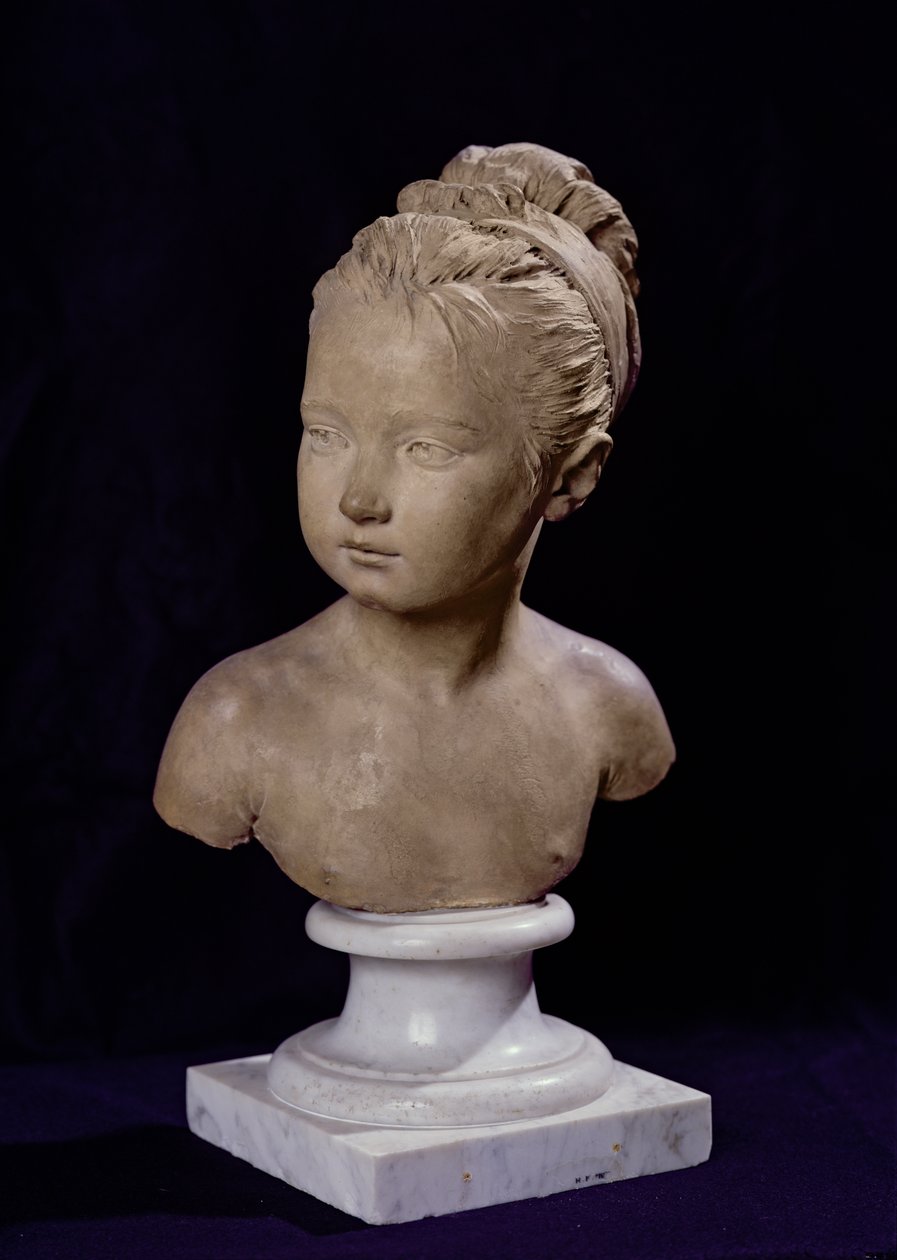 Louise Brongniartin rintakuva, 1777 (marmori) tekijältä Jean Antoine Houdon