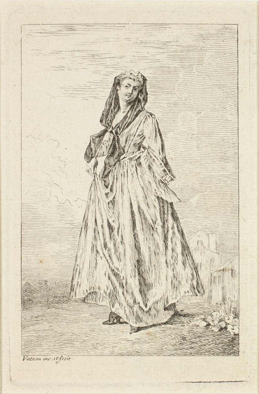 Mode luvut tekijältä Jean Antoine Watteau
