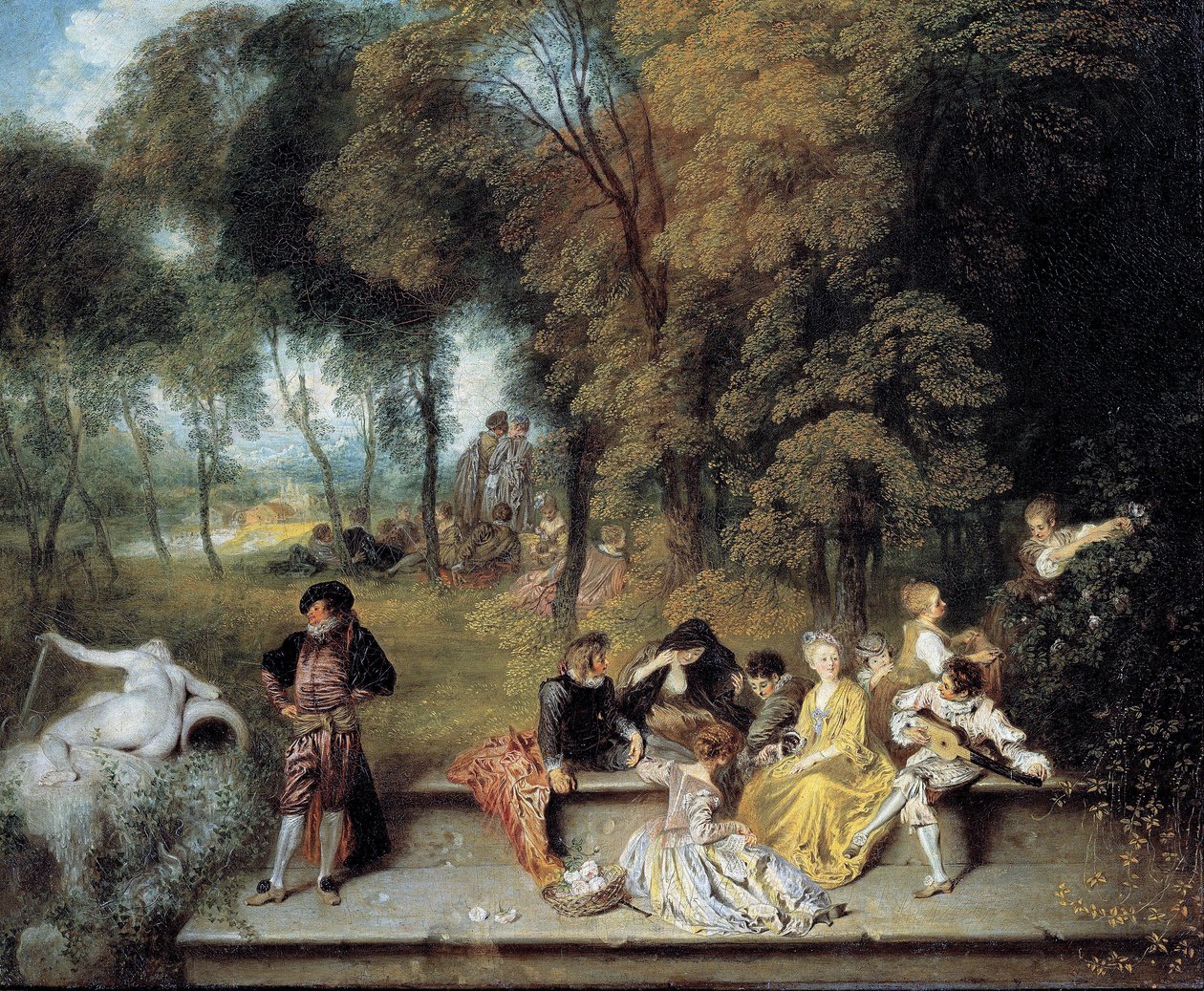 Rakkauden ilot tekijältä Jean Antoine Watteau