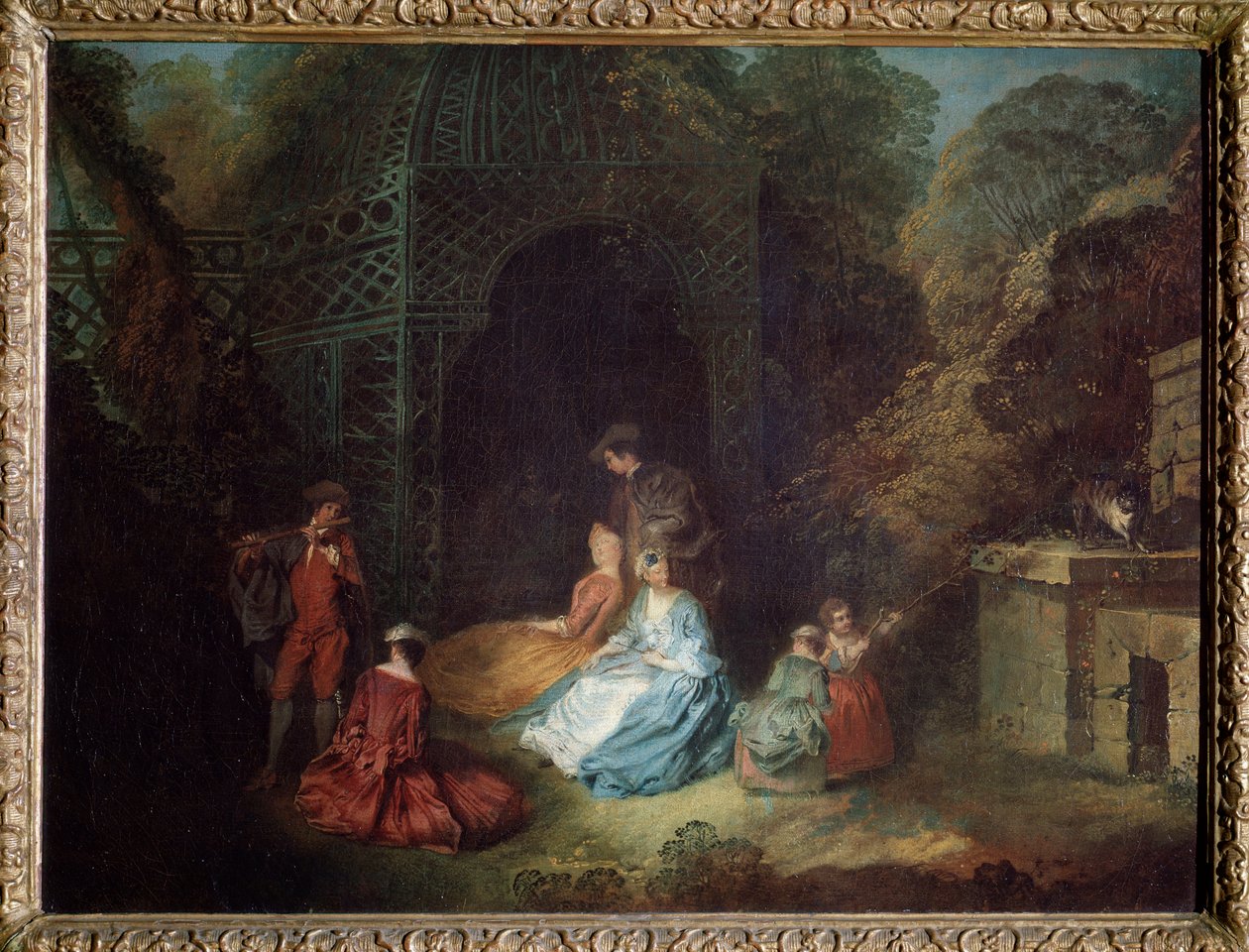 Huilusoittaja (maalaus tekijältä Jean Antoine Watteau