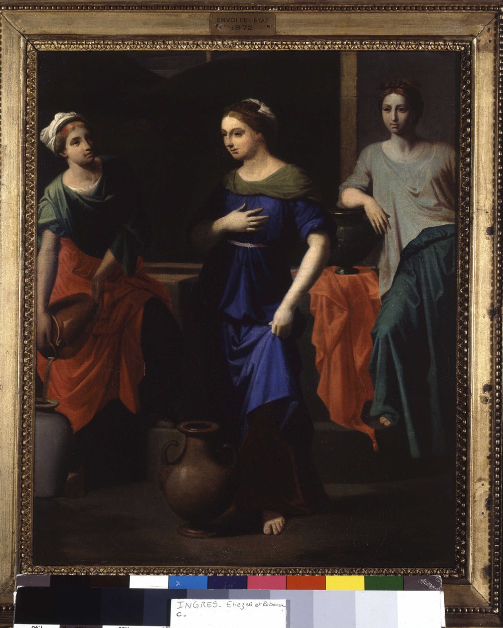 Eliezer ja Rebecca tekijältä Jean Auguste Dominique Ingres
