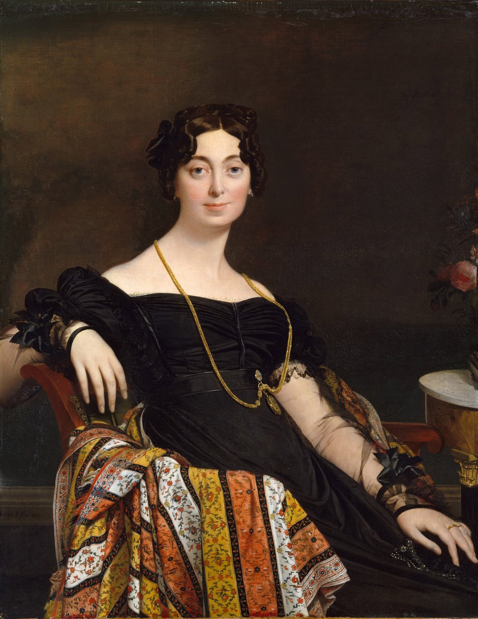 Rouva Jacques-Louis Leblanc tekijältä Jean Auguste Dominique Ingres