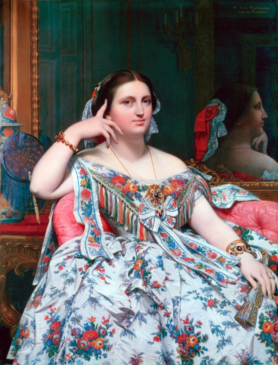 Madame Moitessier, 1856 tekijältä Jean Auguste Dominique Ingres