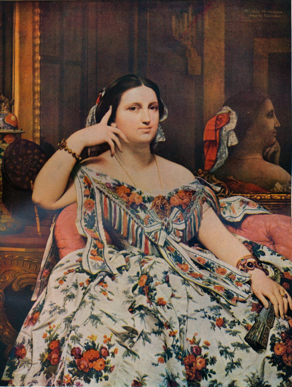 Madame Moitessier, 1856, 1936 tekijältä Jean Auguste Dominique Ingres
