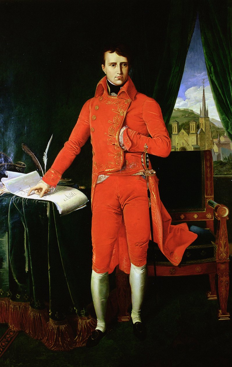 Napoleon Bonaparte, ensimmäinen konsuli, 1803-1804 tekijältä Jean Auguste Dominique Ingres