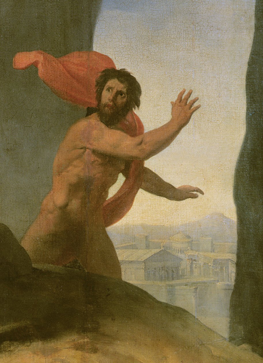 Oidipus ja Sfinksi, 1808 tekijältä Jean Auguste Dominique Ingres