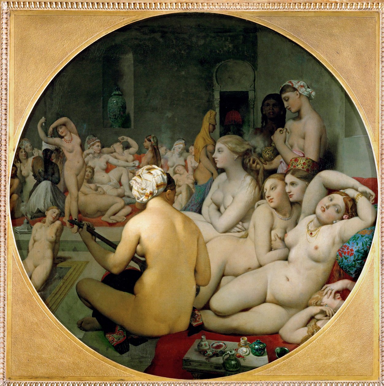 Turkkilainen kylpylä ... tekijältä Jean Auguste Dominique Ingres