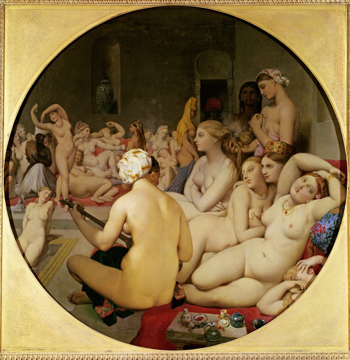 Turkkilainen kylpylä tekijältä Jean Auguste Dominique Ingres