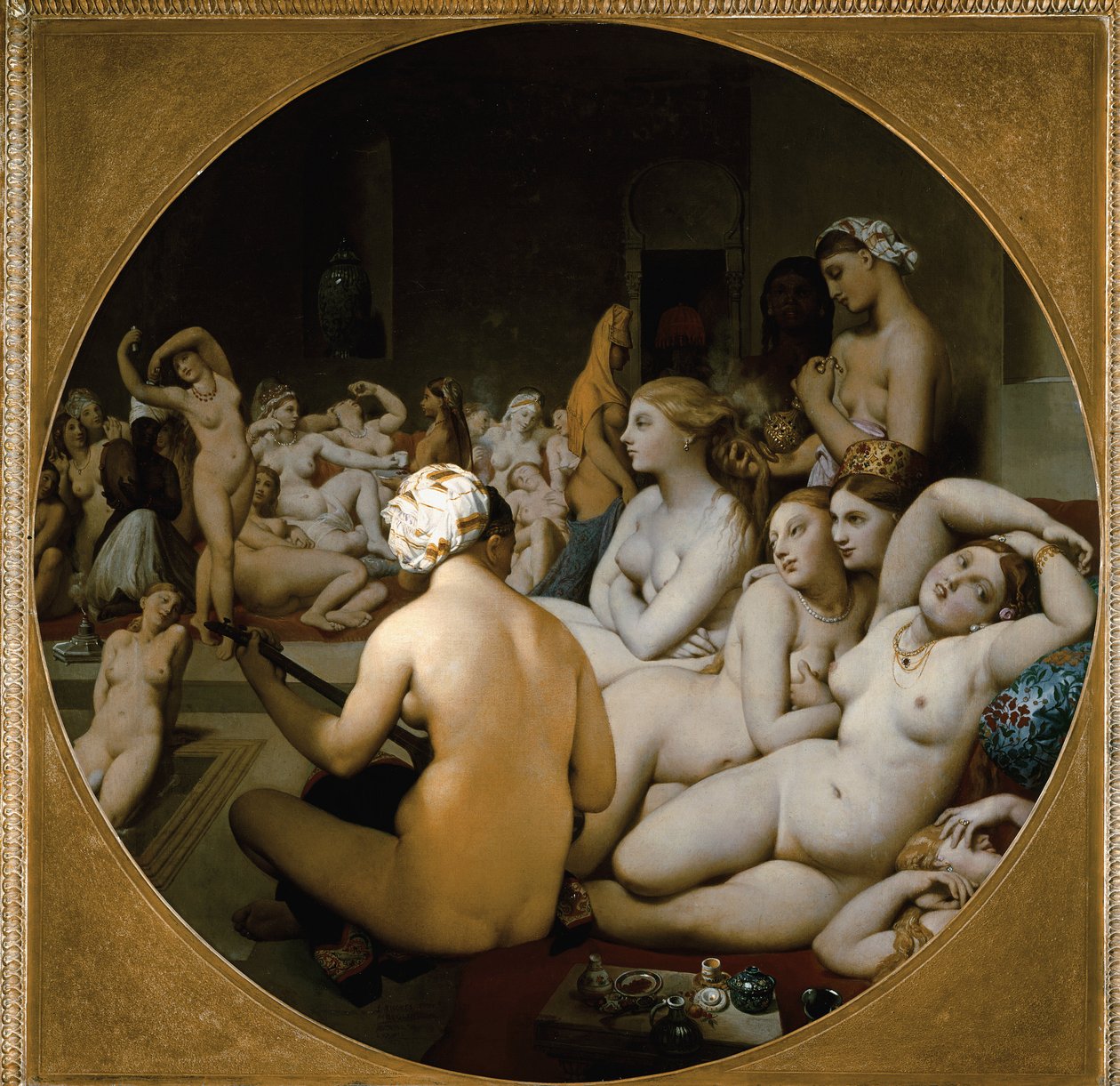 Turkkilainen sauna tekijältä Jean Auguste Dominique Ingres