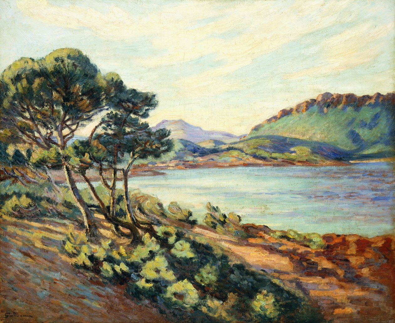 La Baie d "Agay, n. 1910 tekijältä Jean Baptiste Armand Guillaumin