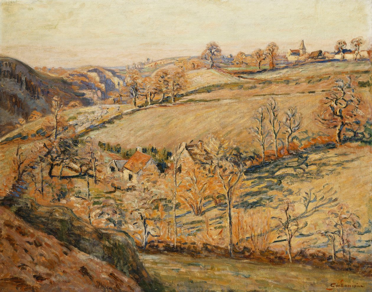 La Solitude a Crozant, n. 1895 tekijältä Jean Baptiste Armand Guillaumin