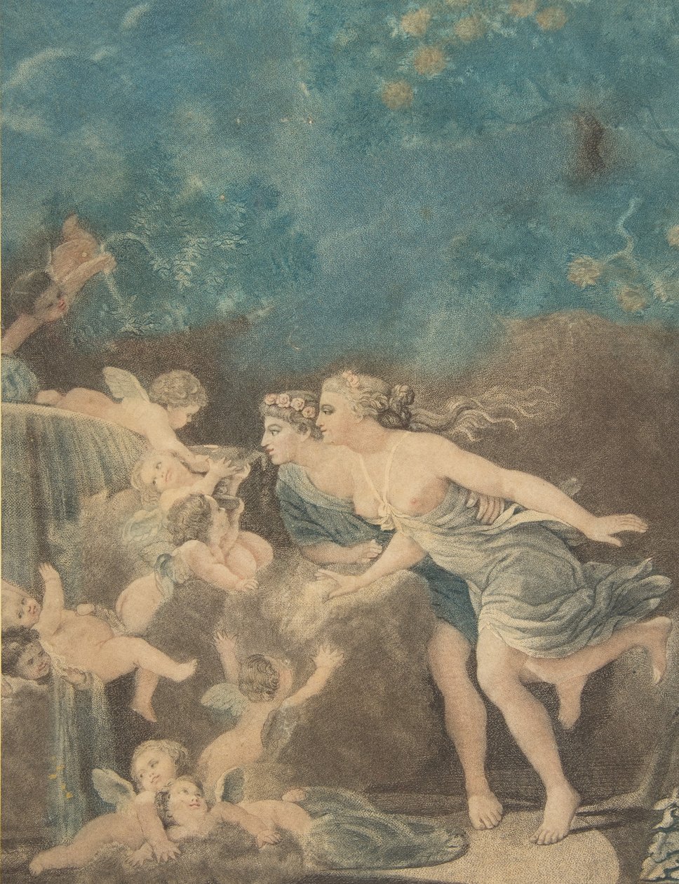 Rakkauden lähde, 1700-luvun loppu. tekijältä Jean Baptiste Audebert