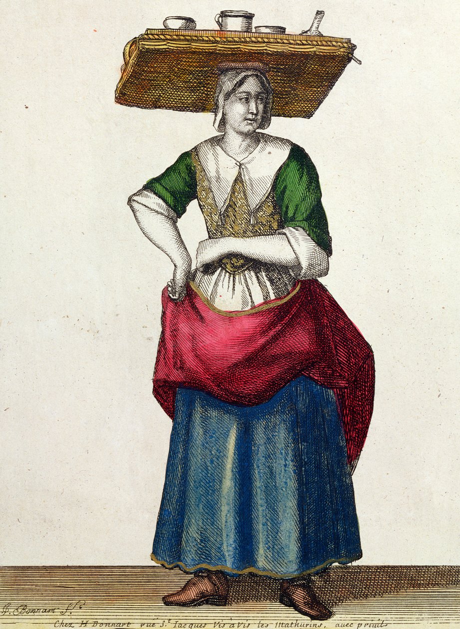 Cheese Crier, 1600-luvun loppu tekijältä Jean Baptiste Bonnart