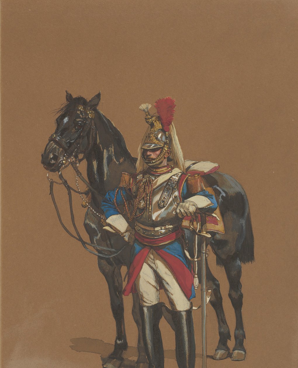 Cuirassier, 1872. tekijältä Jean Baptiste Edouard Detaille