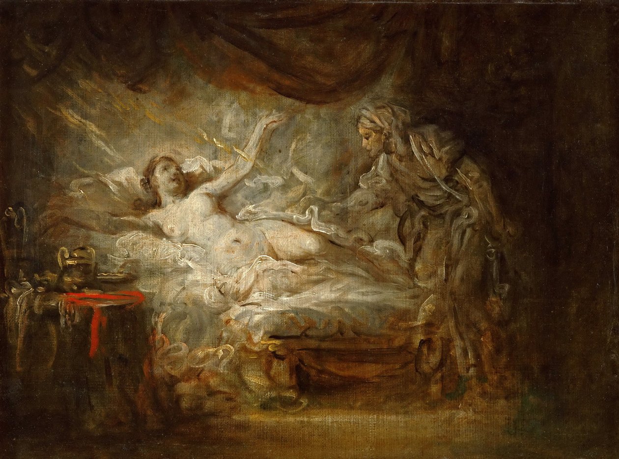 Jupiter ja Decina tekijältä Jean Baptiste Greuze
