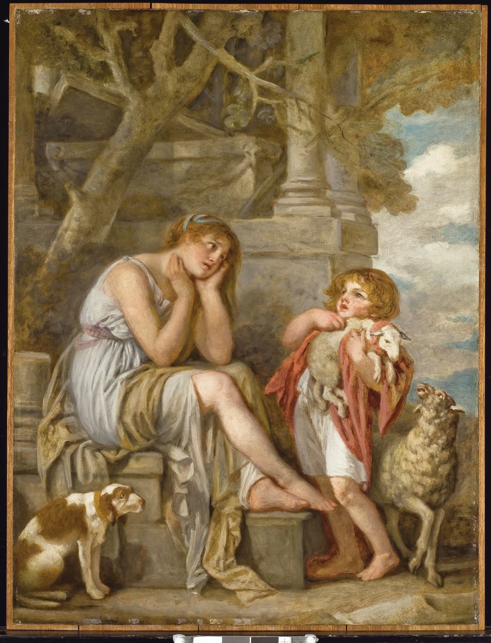 l "Agneau Cheri, 1780-luku tekijältä Jean Baptiste Greuze