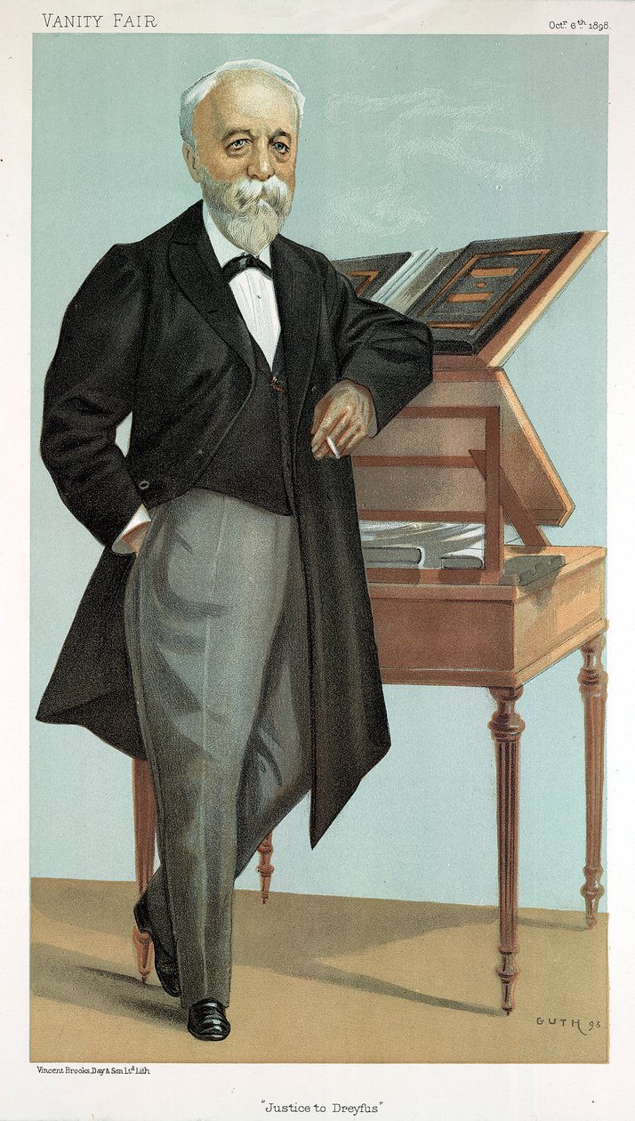 Oikeutta Dreyfusille, 1898 tekijältä Jean Baptiste Guth