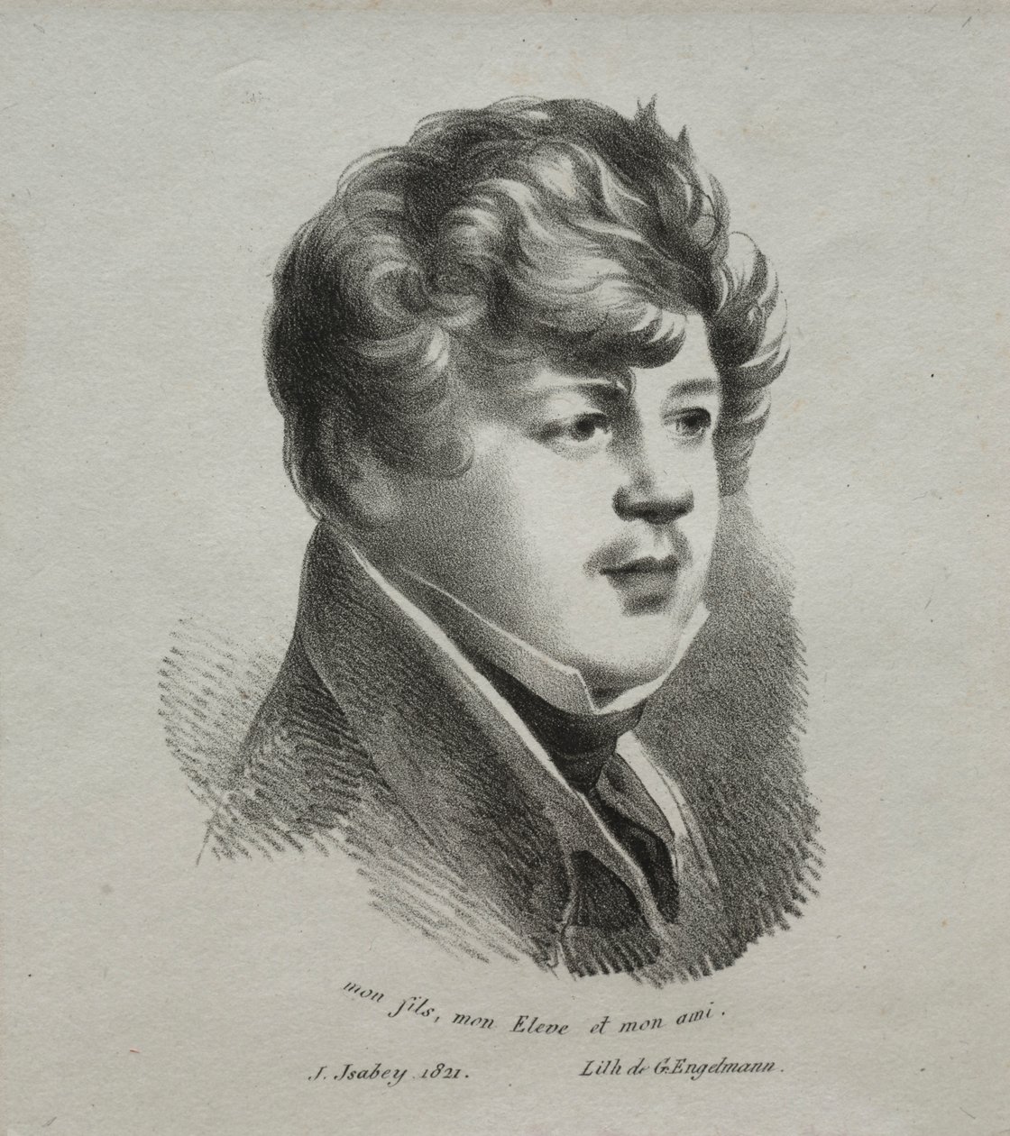 Eugene Isabey, 1821. tekijältä Jean Baptiste Isabey