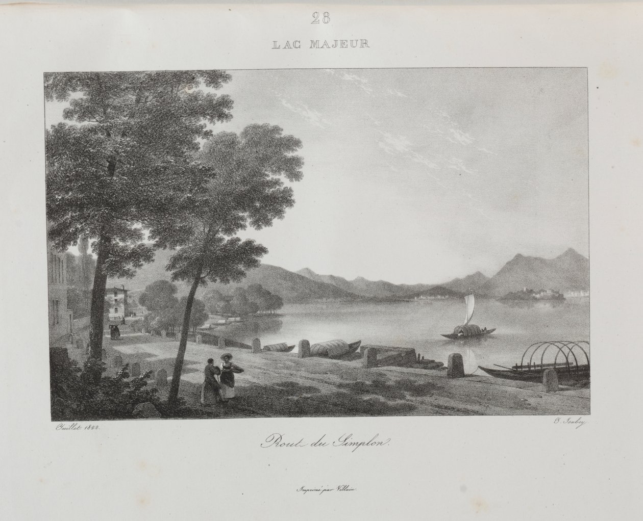 Matka Italiaan vuonna 1822 tekijältä Jean Baptiste Isabey