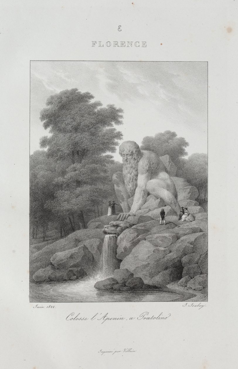 Matka Italiaan vuonna 1822 tekijältä Jean Baptiste Isabey