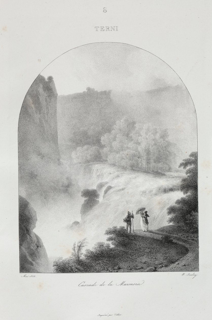 Matka Italiaan vuonna 1822 tekijältä Jean Baptiste Isabey