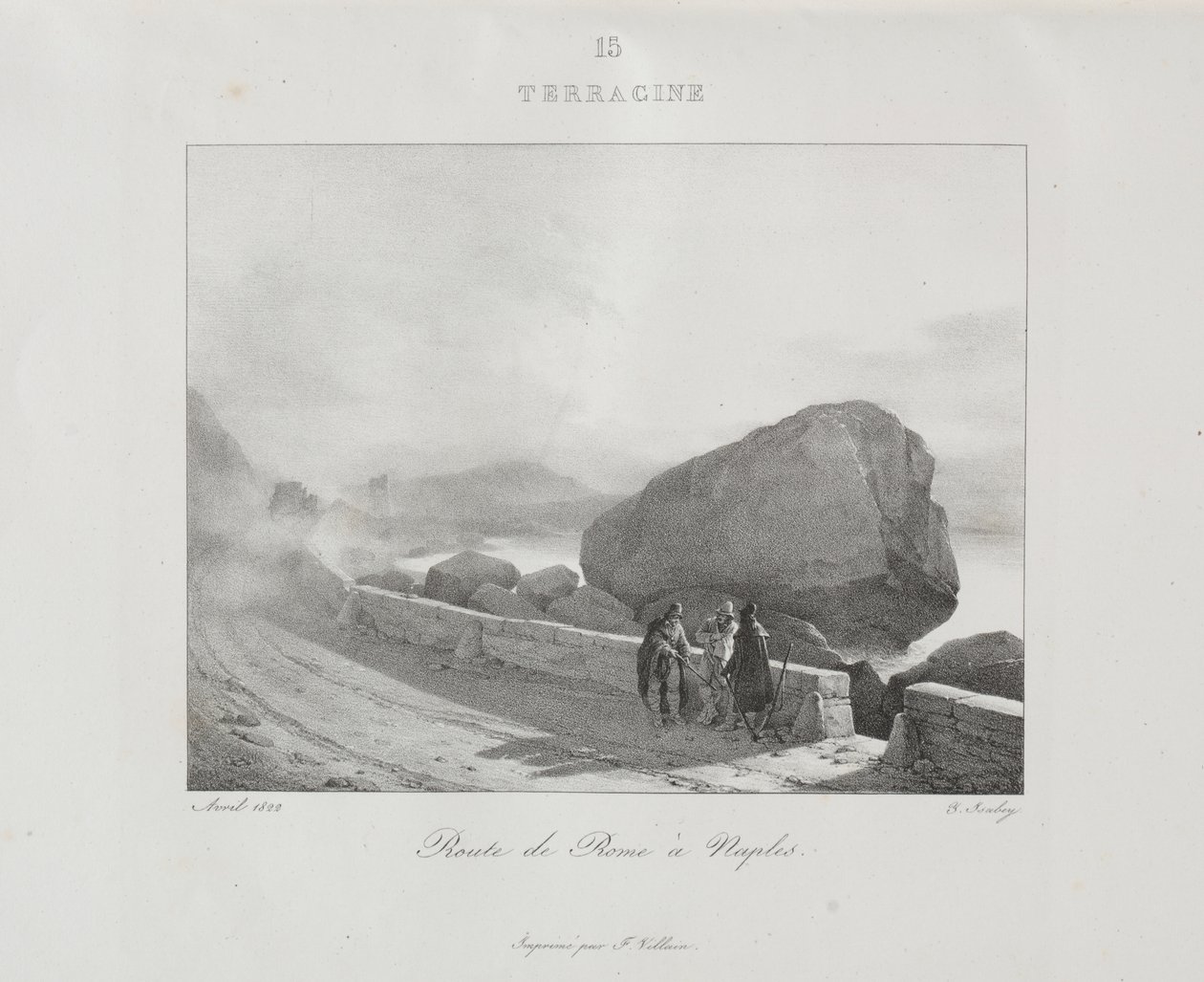 Matka Italiaan vuonna 1822 tekijältä Jean Baptiste Isabey