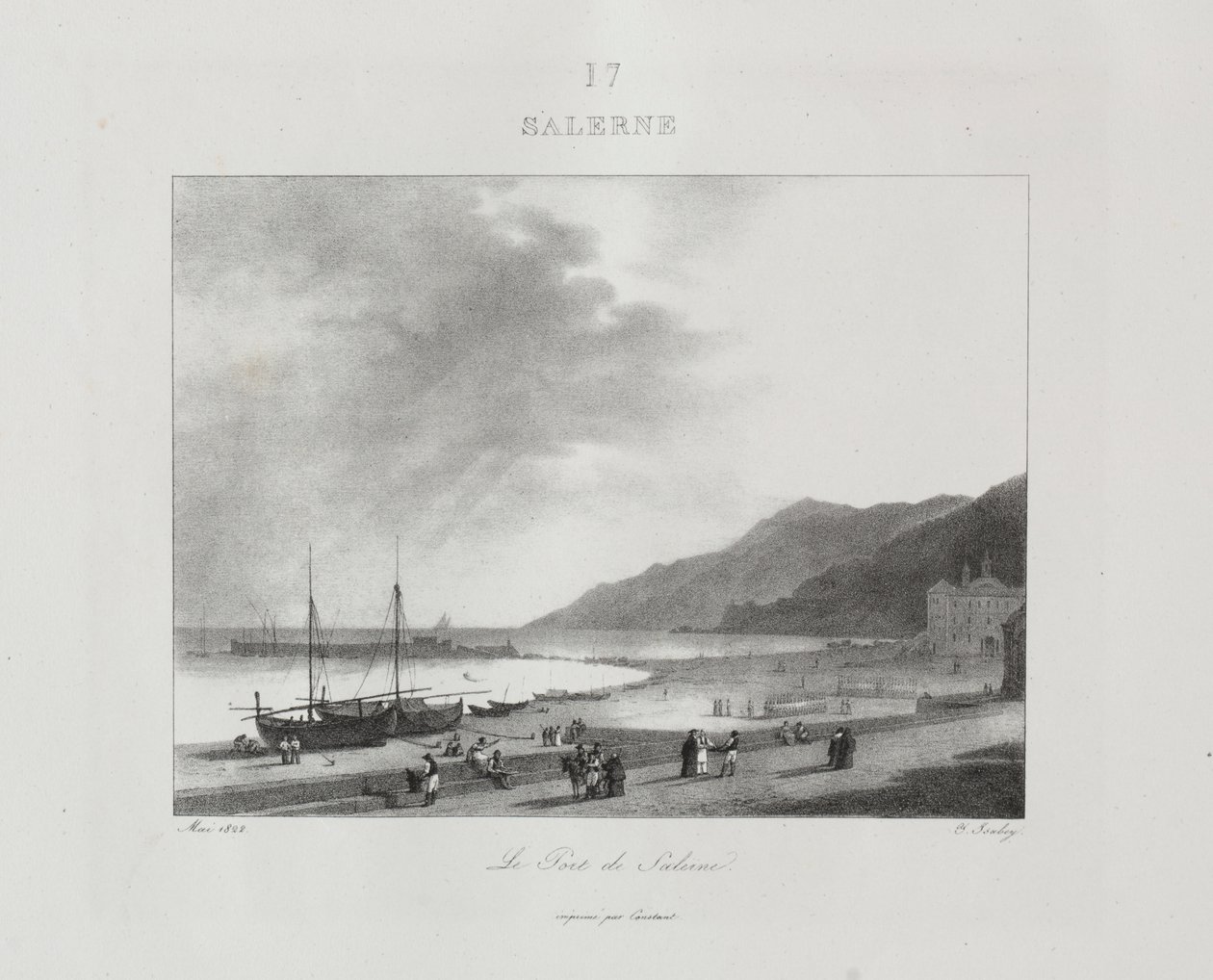 Matka Italiaan vuonna 1822 tekijältä Jean Baptiste Isabey