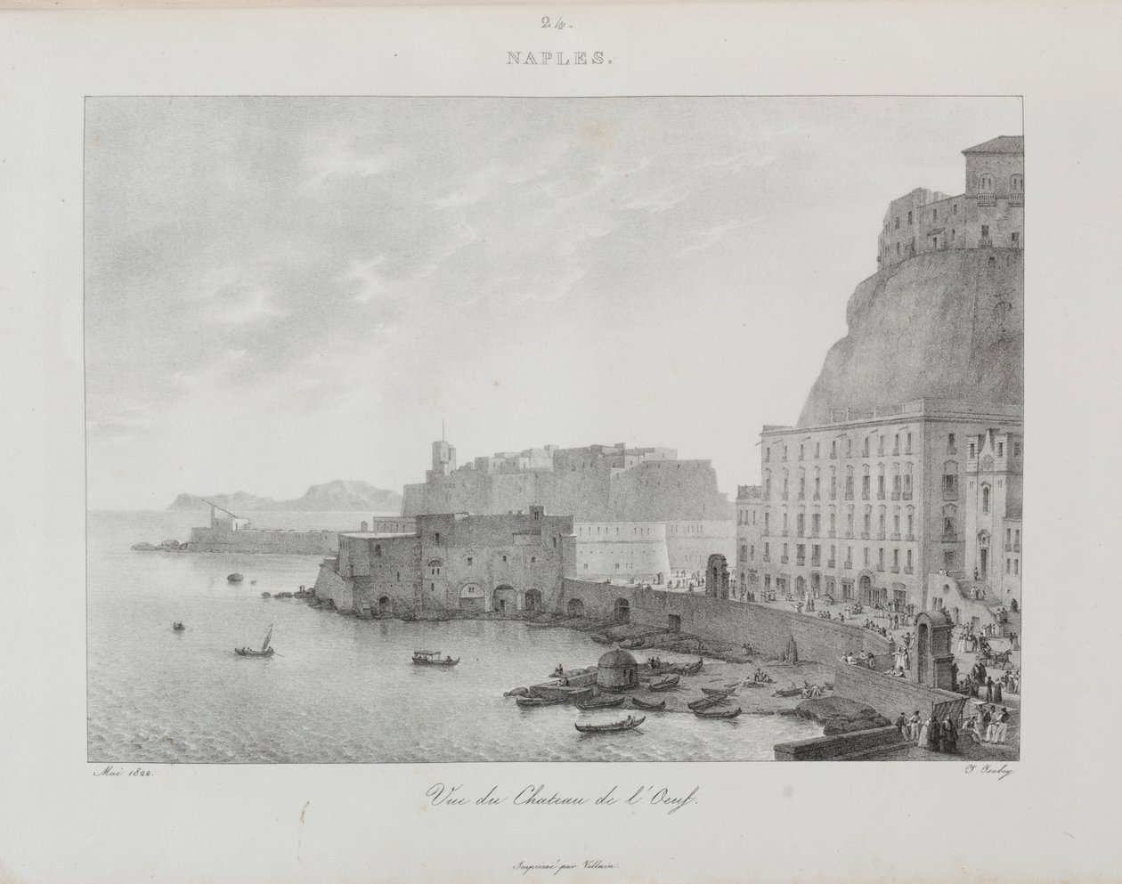 Matka Italiaan 1822, 1833. tekijältä Jean Baptiste Isabey