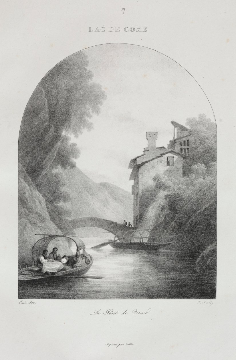 Matka Italiaan 1822, 1833. tekijältä Jean Baptiste Isabey