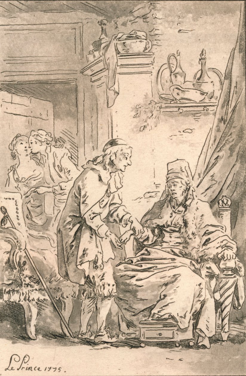 Kosketus, 1775. tekijältä Jean Baptiste Le Prince