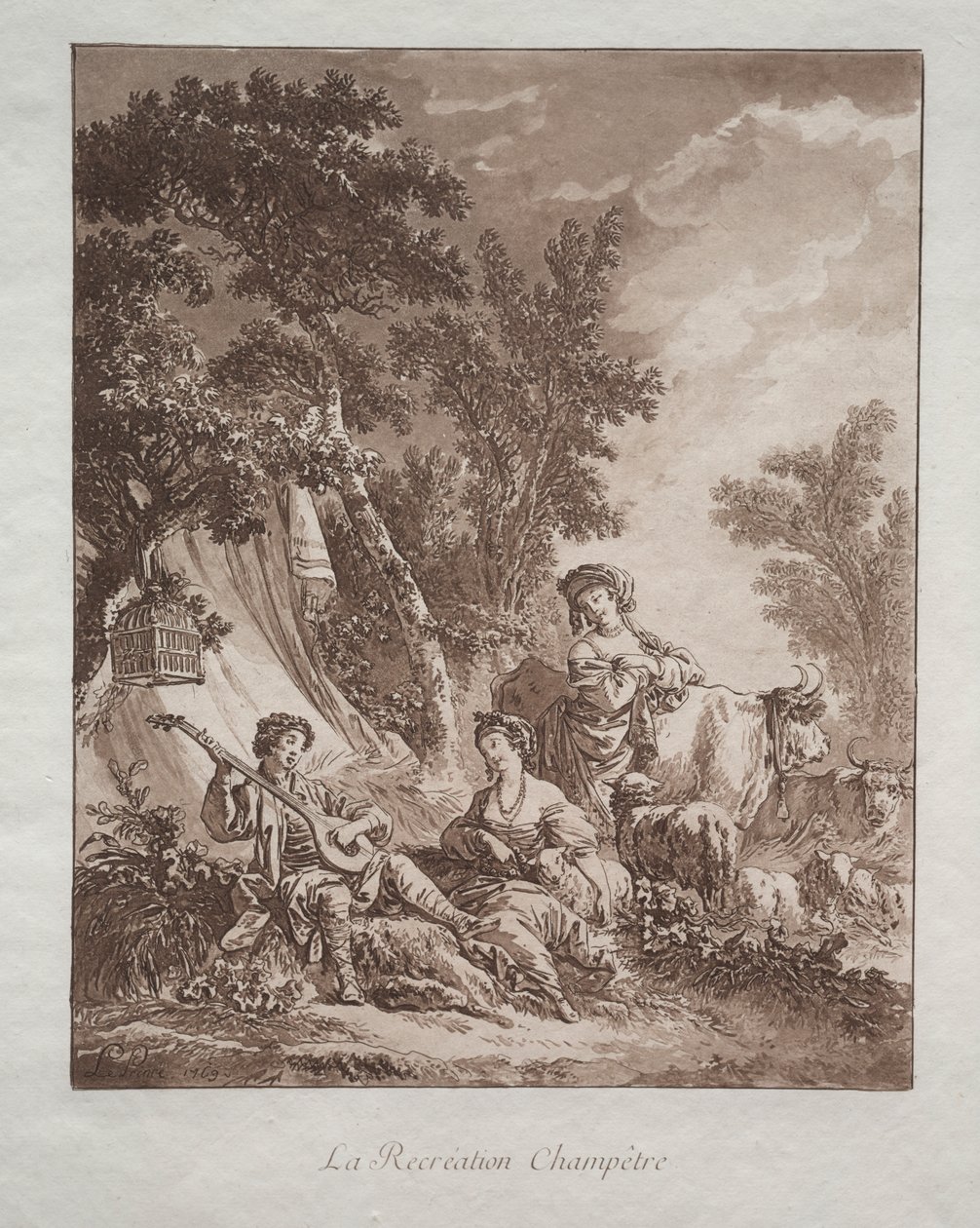 Maaseudun virkistys tekijältä Jean Baptiste Le Prince