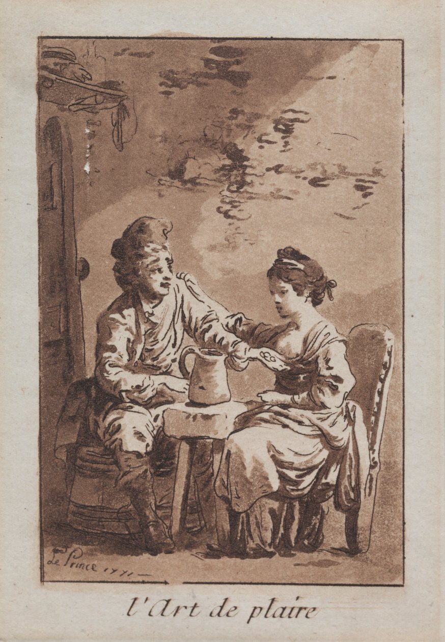 Miellyttämisen taito, 1771. tekijältä Jean Baptiste Le Prince