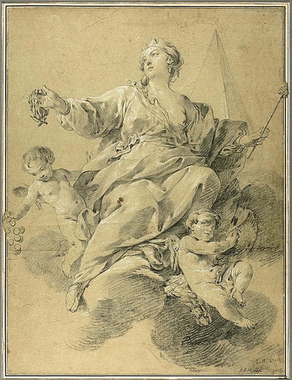 Voiton allegoria tekijältä Jean Baptiste Marie Pierre