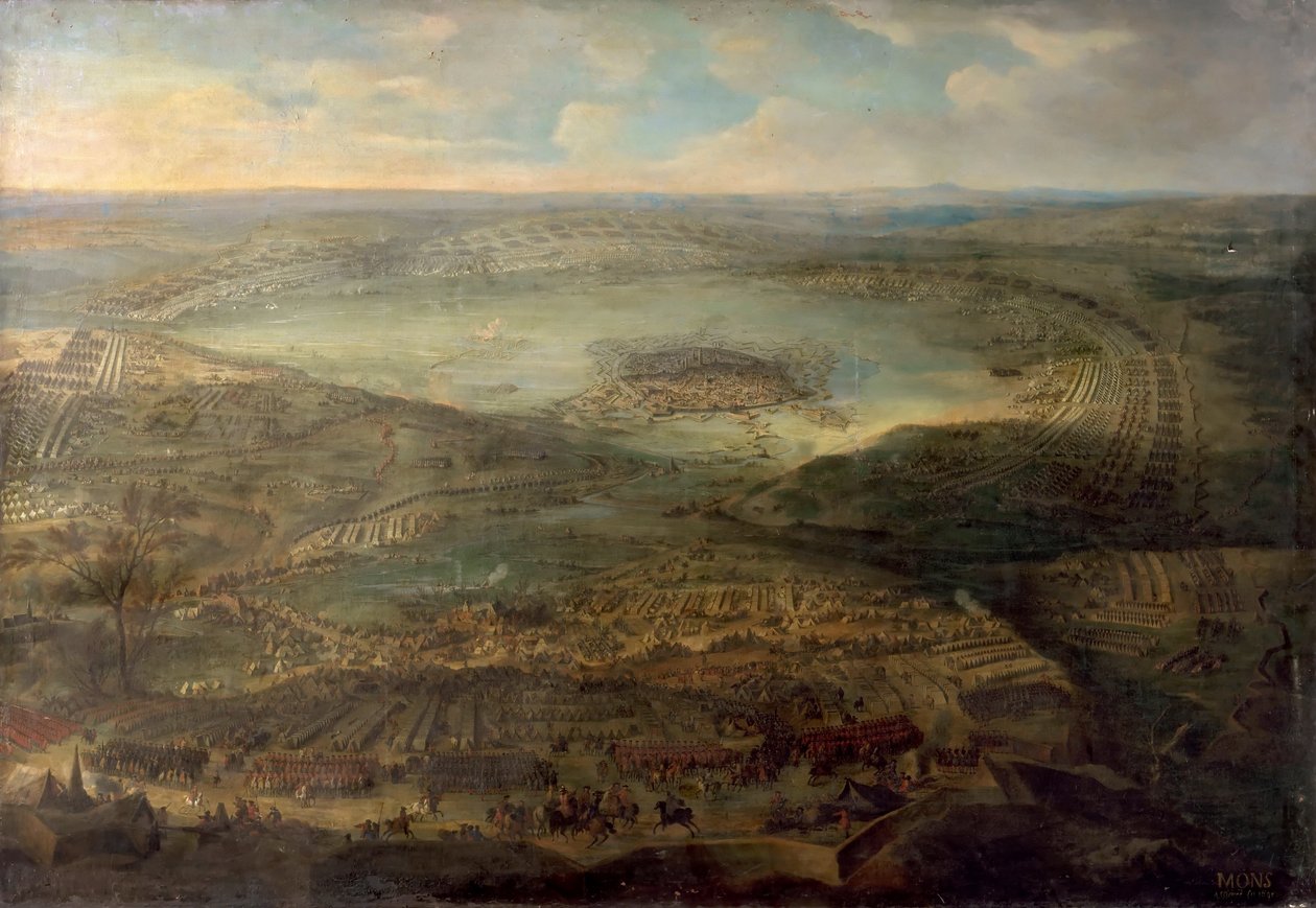 Monsin piiritys, 1691 tekijältä Jean Baptiste Martin