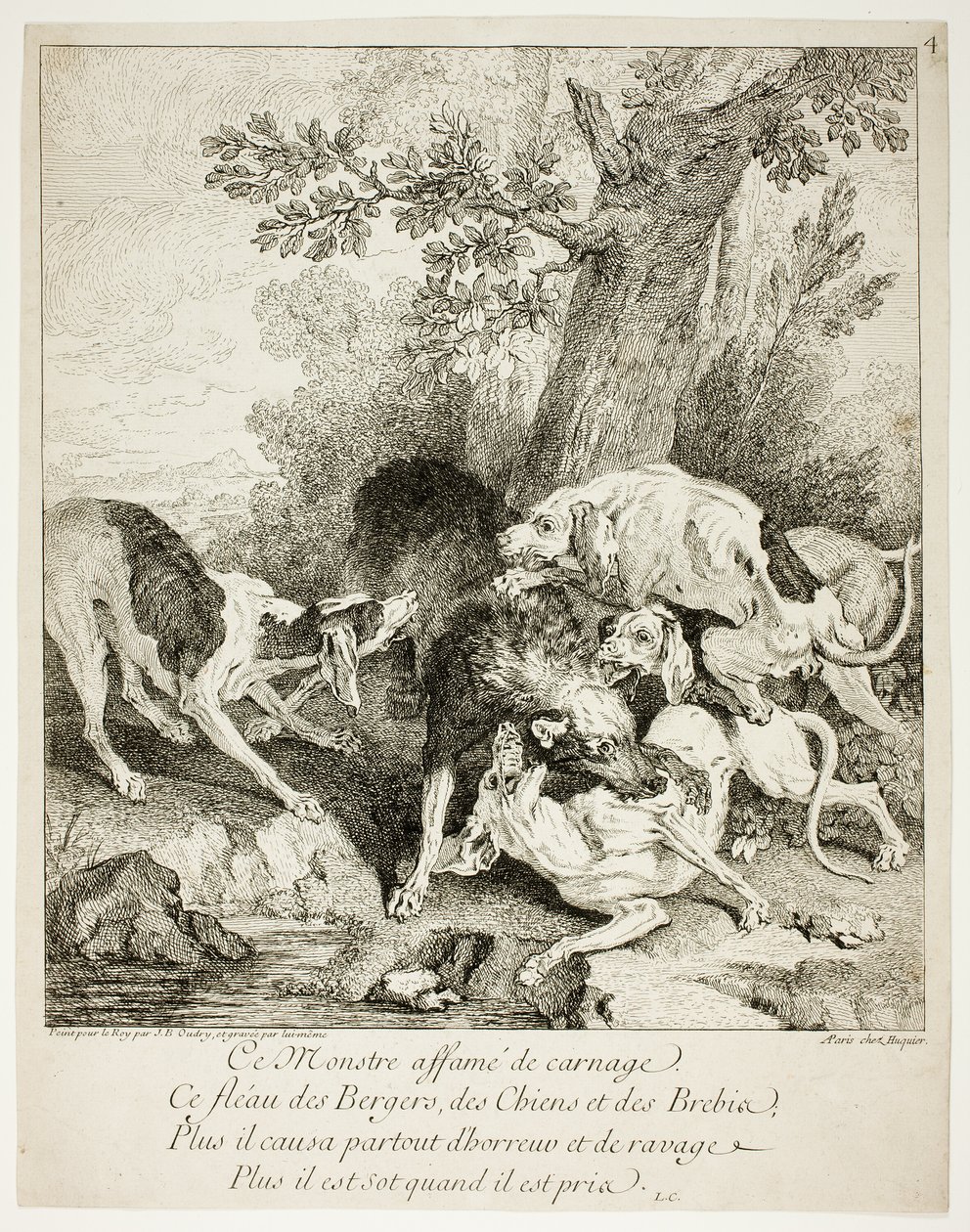 Susi lahdella tekijältä Jean Baptiste Oudry