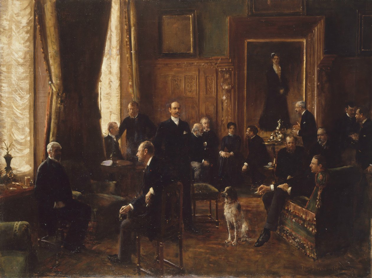 Kreivitär Potockan salonki, 1887. tekijältä Jean Beraud