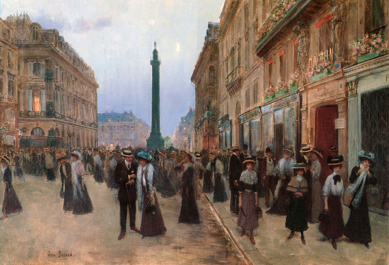 Rue de la Paix, Pariisi, 1907. tekijältä Jean Beraud