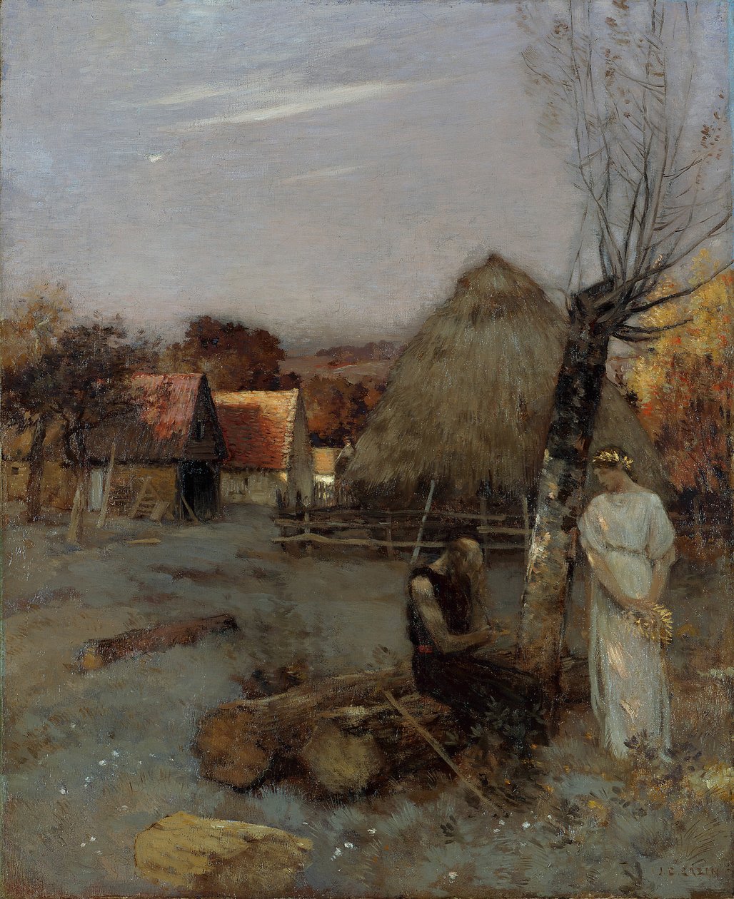 Theokritos, 188590. tekijältä Jean Charles Cazin